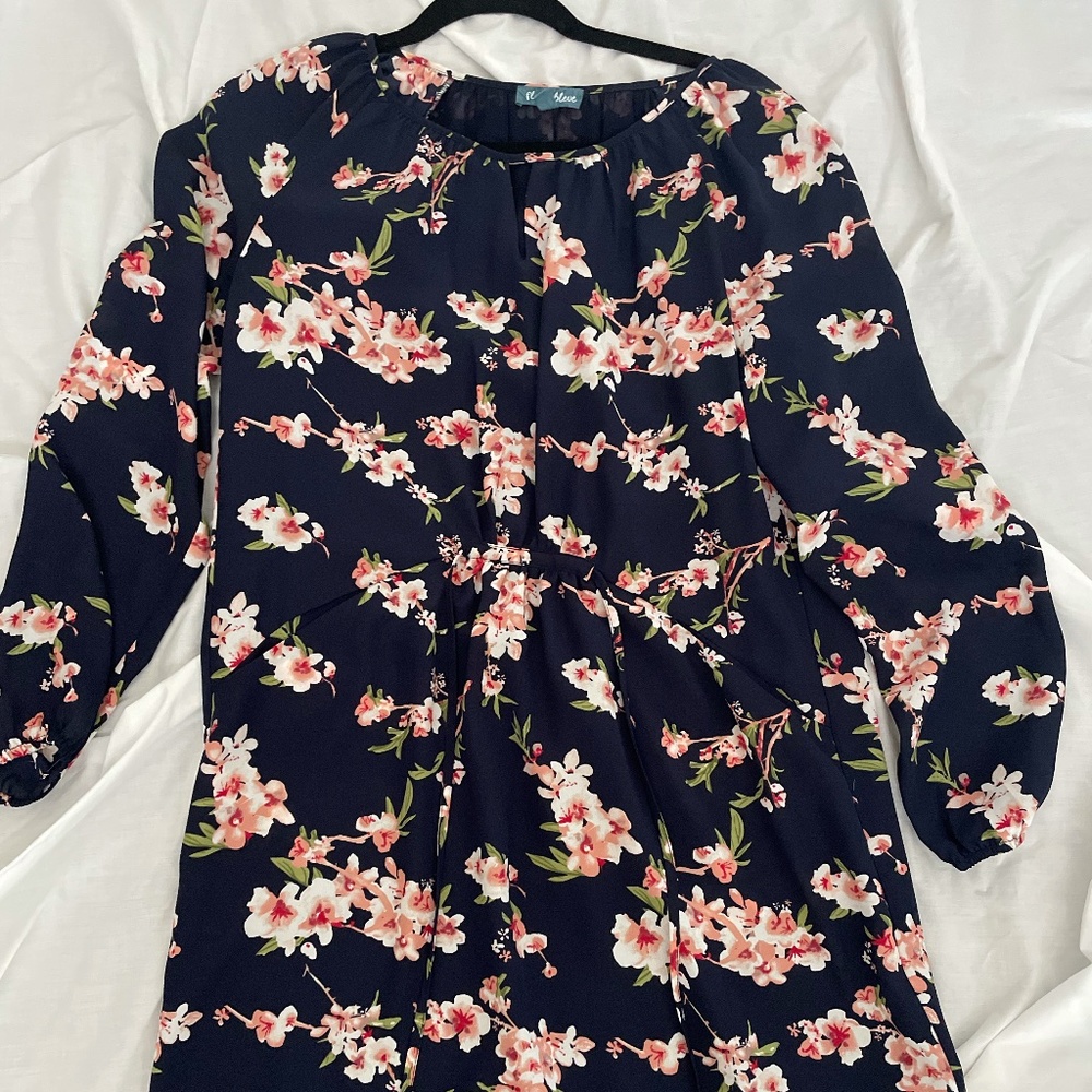 Floral Long Sleeve Dress